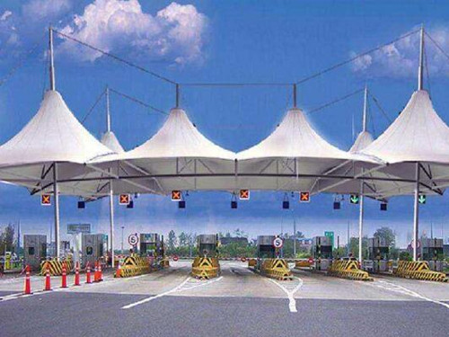 青海交通設施膜結(jié)構(gòu)施工案例